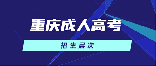 2021年重庆成人高考招生层次介绍