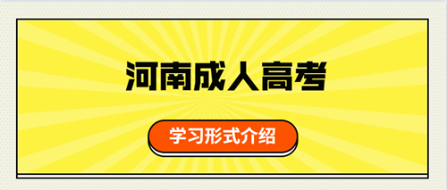 2020年河南成人高考学习形式