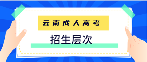 2020年云南成人高考招生层次