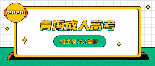 2020年青海成人高考招生层次及学制