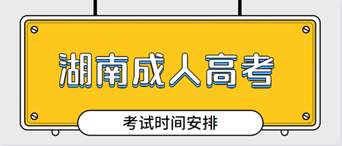 2020年湖南成人高考考试时间