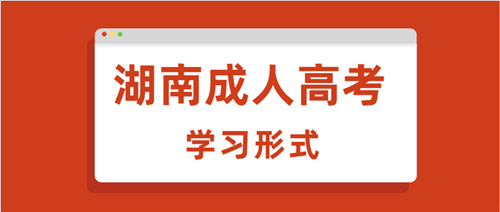 2020年湖南成人高考学习形式