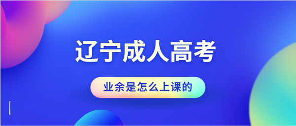 辽宁成人高考业余是怎么上课的