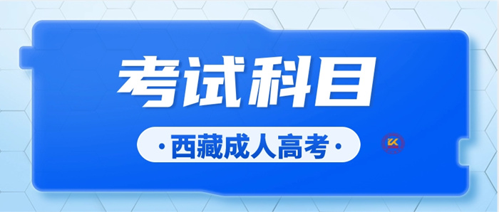 2023年西藏成人高考考试科目正式公布