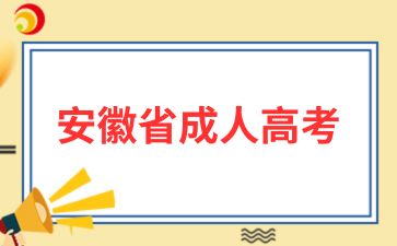 2025年安徽成考是是函授吗?